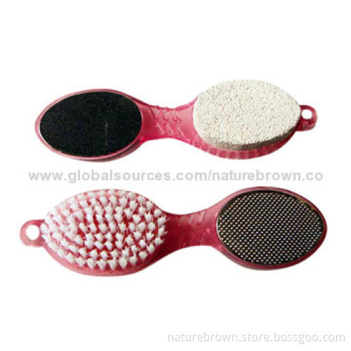 Foot brush with grinding stone for cleaning dust and dead skin